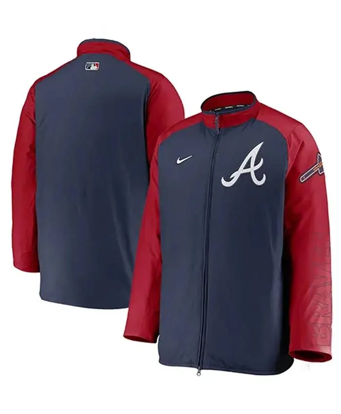 MLB Atlanta Braves Dugout Full Zip-Up Jacket