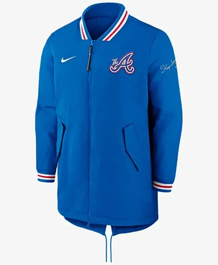 MLB Atlanta Braves Dugout Full Zip-Up Jacket - Image 2