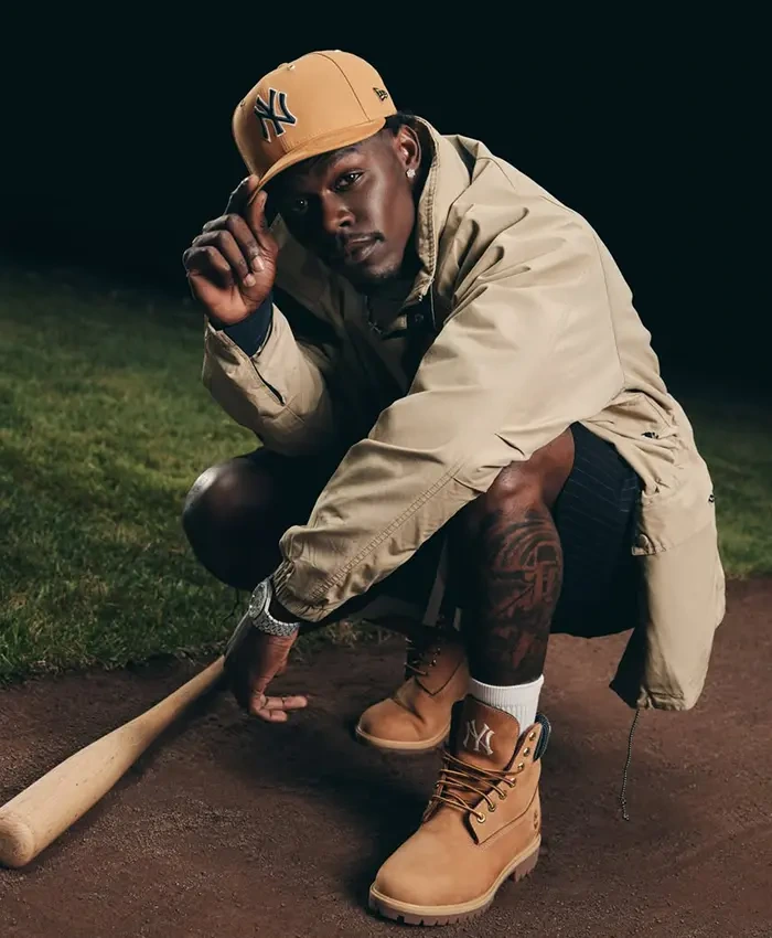 MLB New York Yankees Jazz Chisholm Jr x Timberland x New Era Brown Jacket