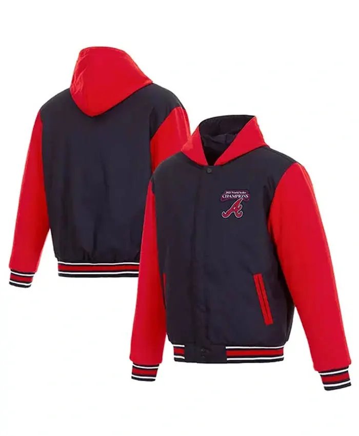 MLB Team Atlanta Braves Baseball Varsity Jacket - Image 2