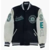 Seattle Mariners Script Tail Letterman Jacket