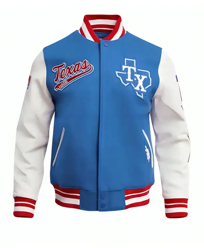 MLB Texas Rangers Letterman Varsity Jacket