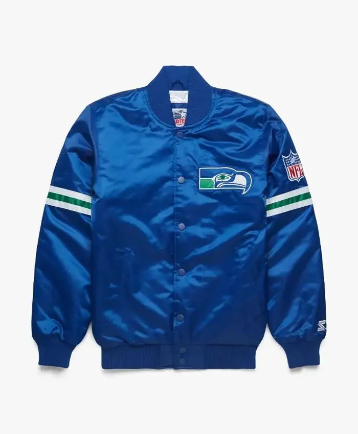 Mabel Kuhn Seattle Seahawks Starter Varsity Jacket For Sale