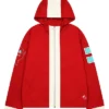 Manga Series Dandadan Momo Ayase Red Cotton Hooded Jacket