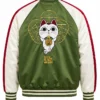 Manga Series Dandadan Turbo Granny Green Bomber Jacket