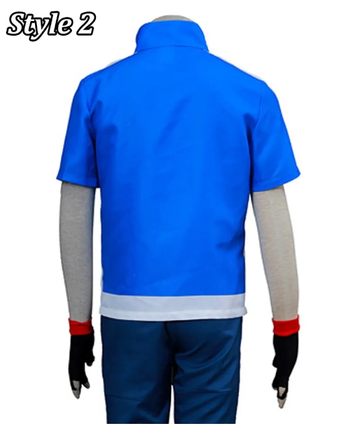 Manga Series Pokemon Ash Ketchum White Jacket