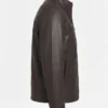 Marc New York Mens Winton Brown Leather Jacket