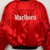 Marlboro 90s Vintage Red Bomber Jacket