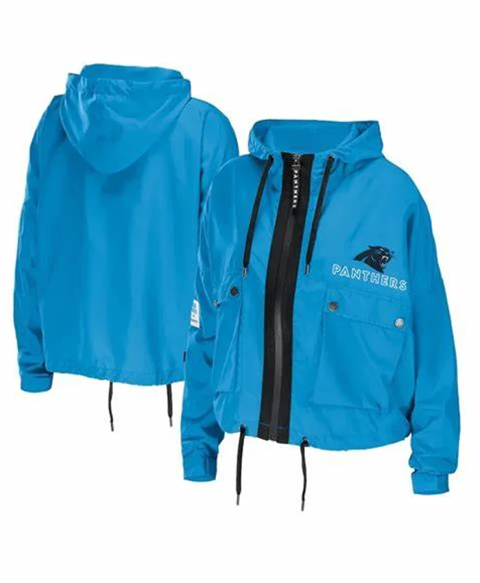 Marlo Carolina Panthers Blue Hooded Jacket