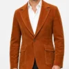 Marshals 2026 Belle Skinner Tan Suede Blazer Mens