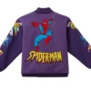 Marvel Comics Spider Man 90s Varsity Jacket