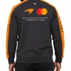 McLaren F1 Mastercard PUMA 2026 Team Black and Orange Bomber Jacket