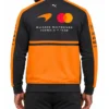 McLaren F1 Mastercard 2026 Team Black and Orange Bomber Jacket