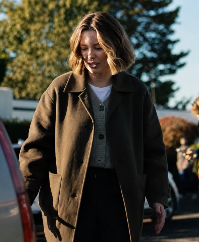 Ms. X Series Mia Bennett Brown Overcoat