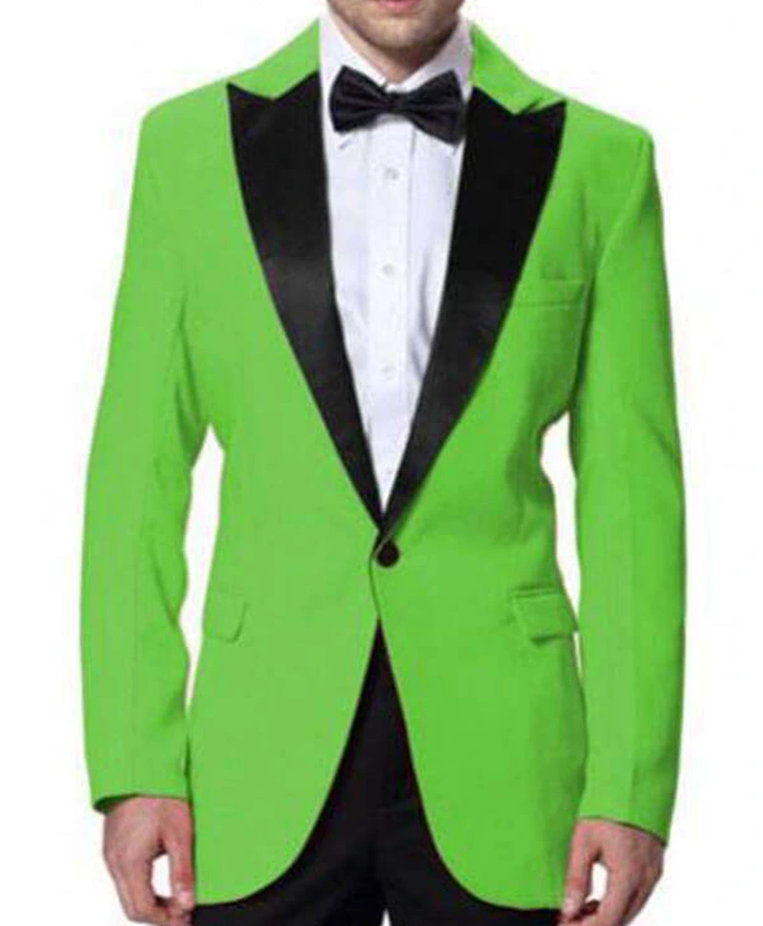 Mens Neon Green Tuxedo