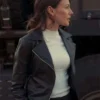 Michelle Keegan TV Series Fool Me Once Season 01 Black Biker Leather Jacket