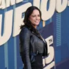 Michelle Rodriguez Fast and Furious 25th Anniversary Black Cropped Leather Jacket 