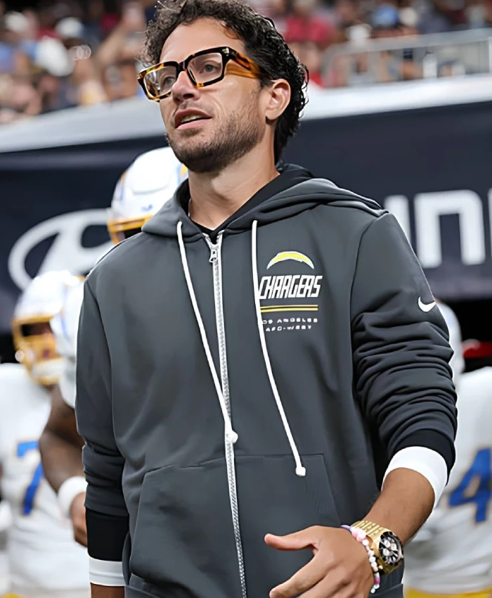 Mike McDaniel Chargers Preseason 2026 Sideline Hoodie On Sale