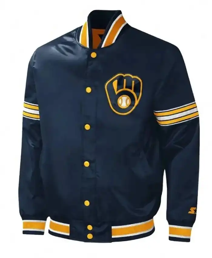 Milwaukee Brewers Letterman Varsity Jacket