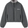 Mini Olivia Attwood The Price of Perfection Grey Fleece Jacket