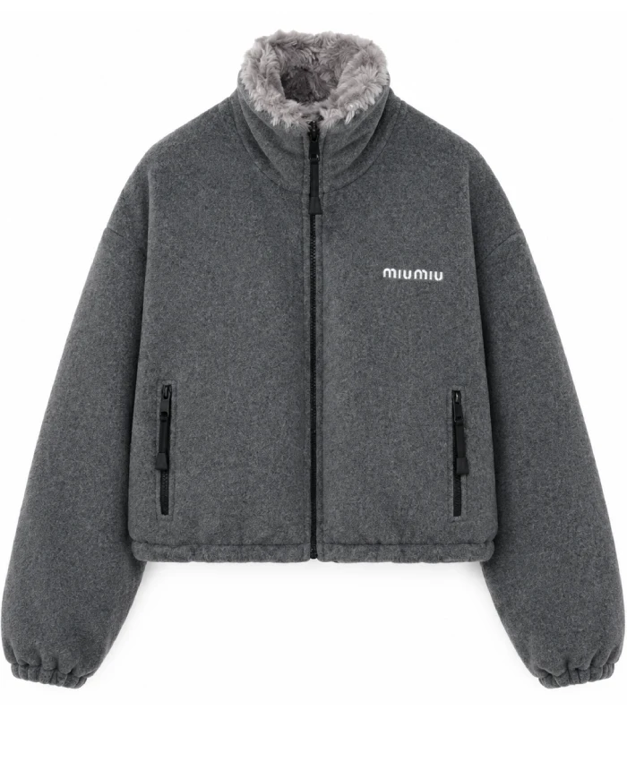 Mini Olivia Attwood The Price of Perfection Grey Fleece Jacket