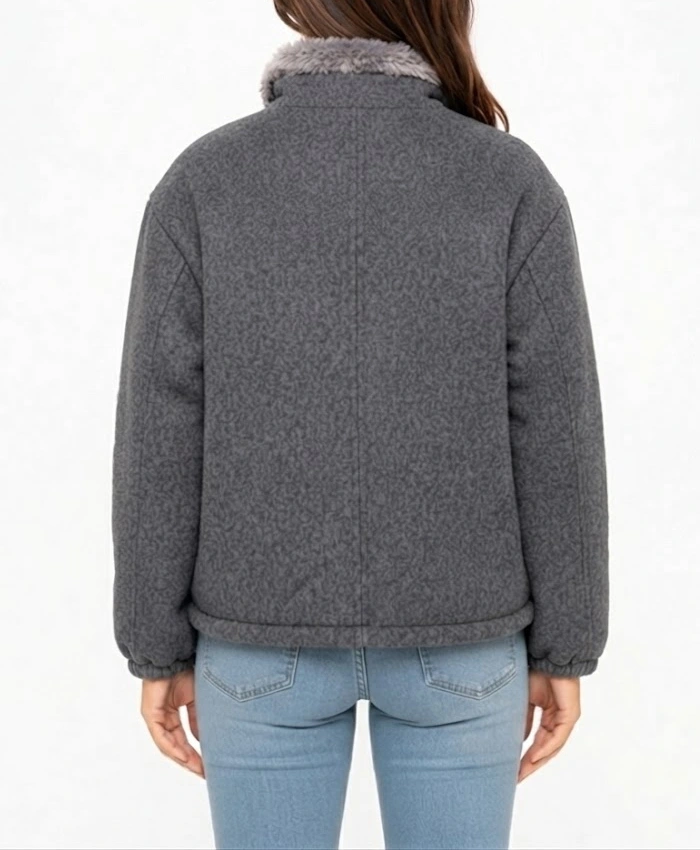 Mini TV Series Olivia Attwood The Price of Perfection Grey Fleece Jacket