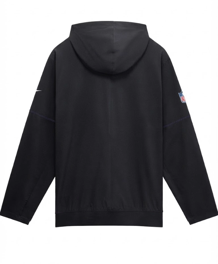 Minnesota Vikings 2026 Nike Black Sideline Logo Glory Anorak Jacket