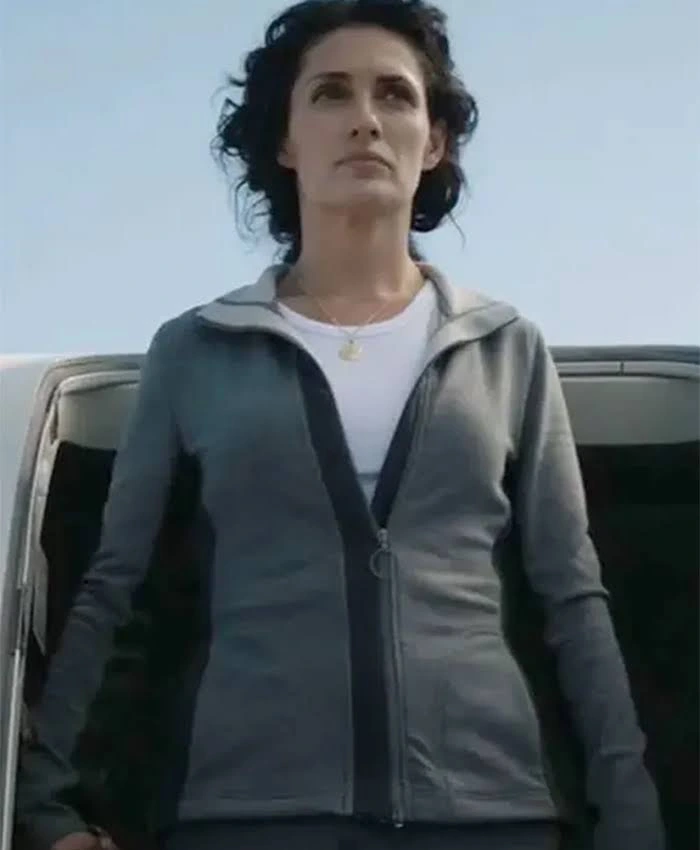 Monarch Legacy Of Monsters Natalia Verdugo Grey Fleece Jacket