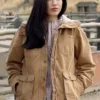 Monica Dutton Yellowstone Brown Cotton Jacket