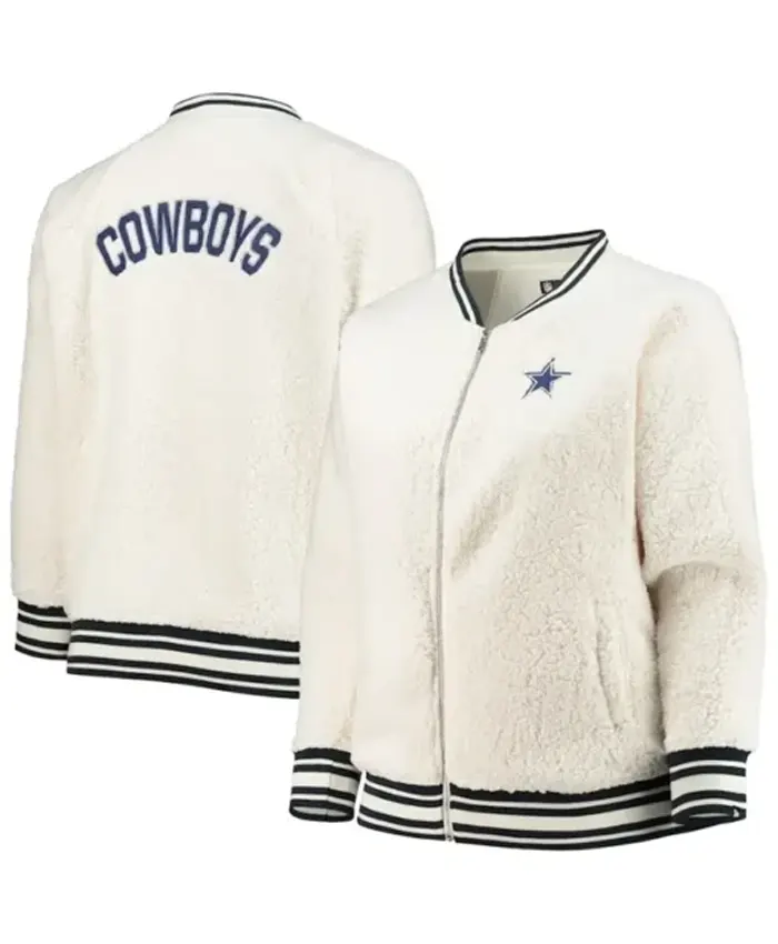 NFL Dallas Cowboys Fur Jacket - Image 3