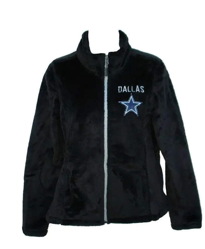 NFL Dallas Cowboys Fur Jacket - Image 2