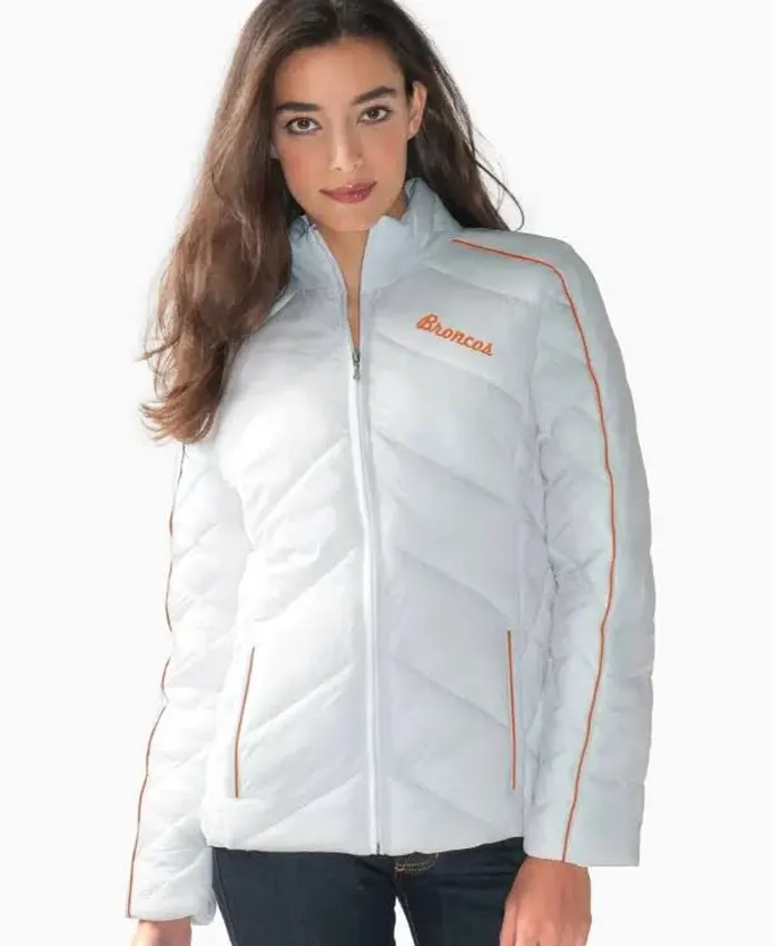NFL Denver Broncos White Jacket - Image 4