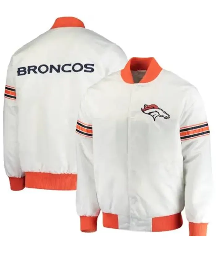 NFL Denver Broncos White Jacket - Image 6