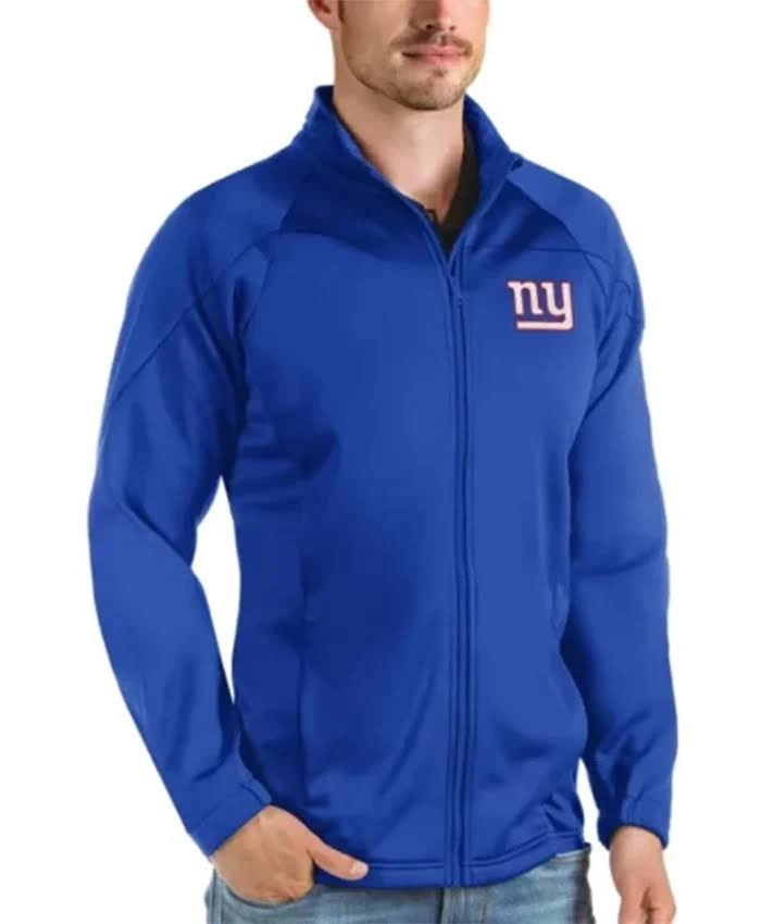 NFL New York Giants Blue Track Jacket