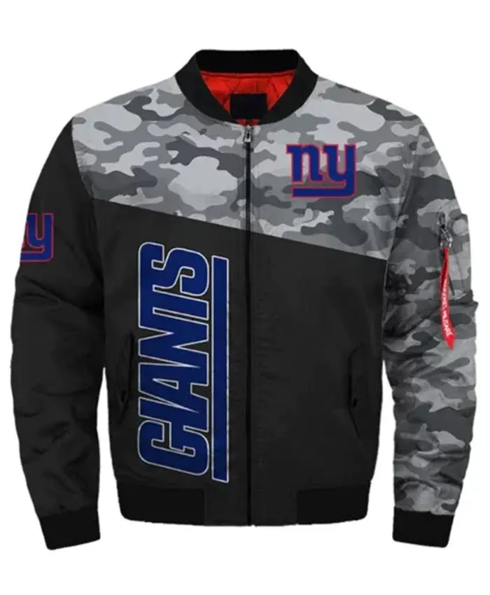NFL New York Giants Camo Jacket
