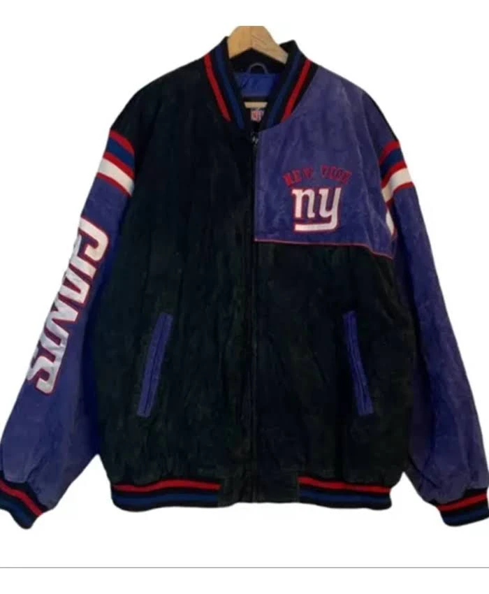 NFL New York Giants Leather Jacket 1