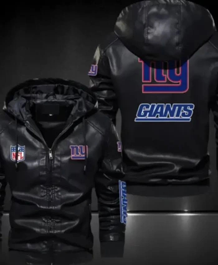 NFL New York Giants Leather Jacket