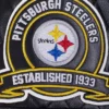 NFL Pittsburgh Steelers Black Moto Jacket