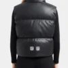 NFL San Francisco 49ers Womens Black Puffer Vest