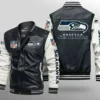 NFL Team Seattle Seahawks Leather Jacket For Sale
