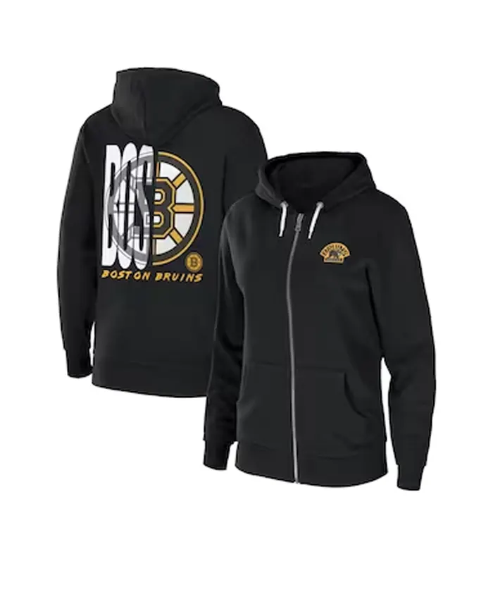 NHL Boston Bruins Full Zip-Up Hoodie - Image 2