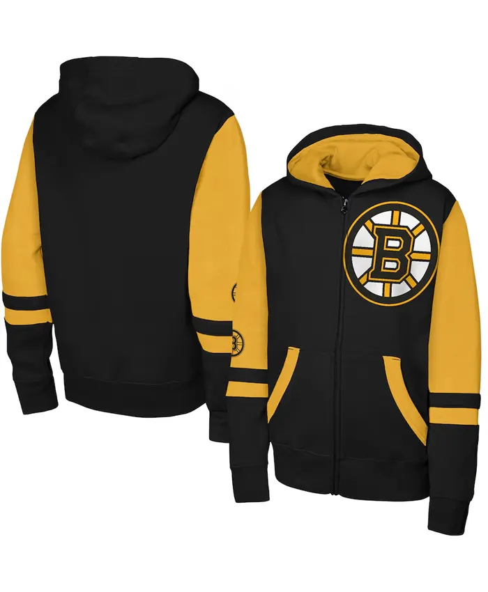 NHL Boston Bruins Full Zip-Up Hoodie