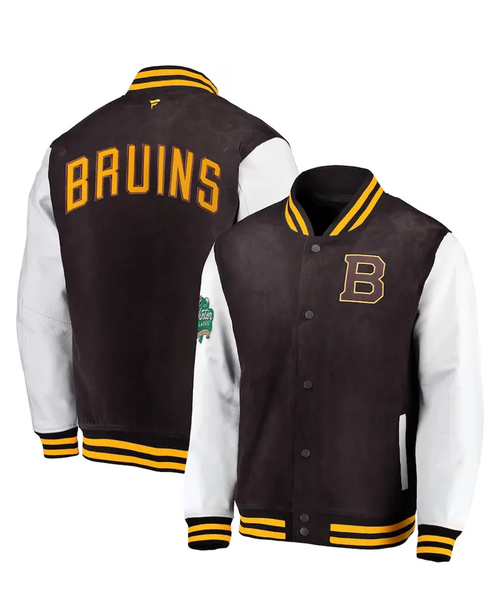 NHL Boston Bruins Winter Classic Varsity Jacket - Image 2