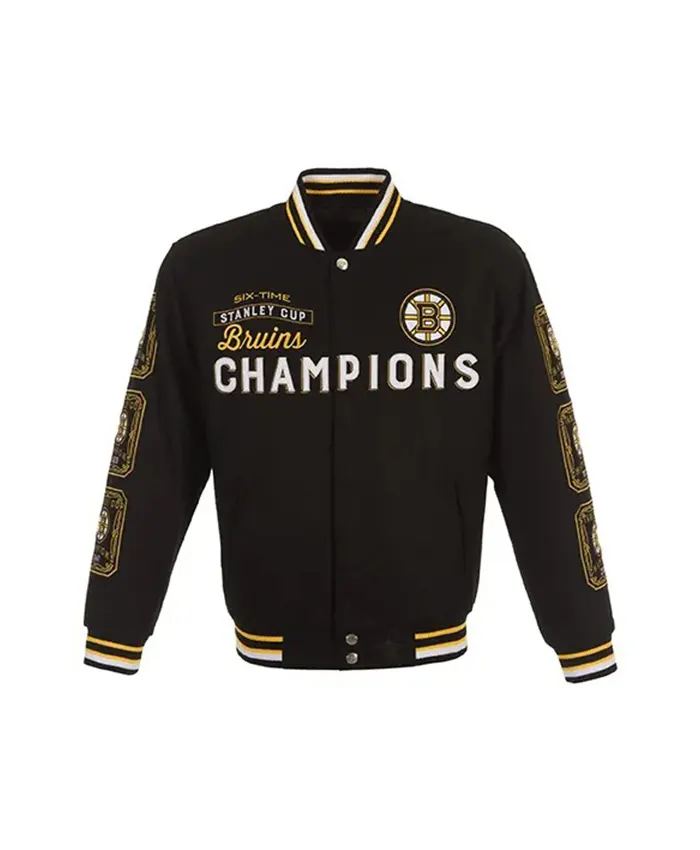 NHL Team Boston Bruins Six Times Champion Jacket