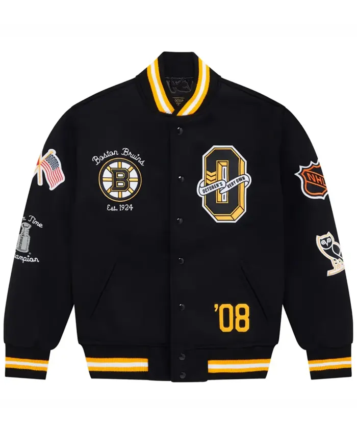 NHL Team Boston Bruins Six Times Champion Jacket - Image 3