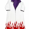 Naruto Series Minato Namikaze White Cotton Coat