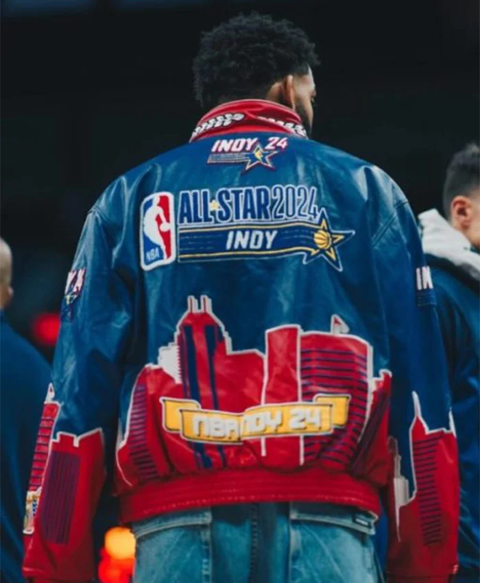 National Basketball Association All Star Game 2024 Karl Anthony Towns Leather Jacket For Men And Women