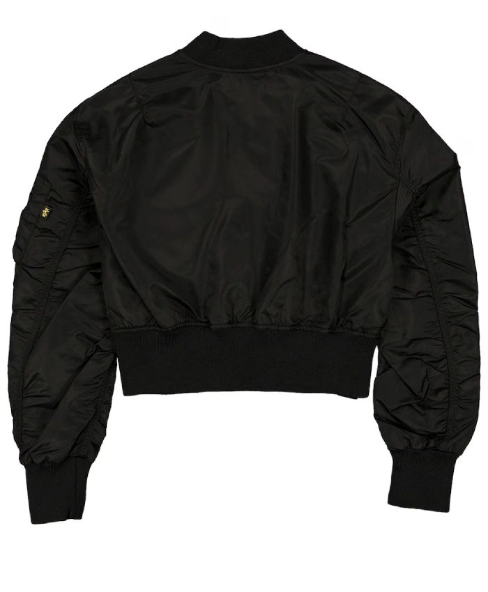 New Era x Alpha Industries Black Detroit Lions Jacket - Image 2