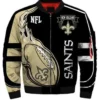 New Orleans Saints Bomber Jacket Front