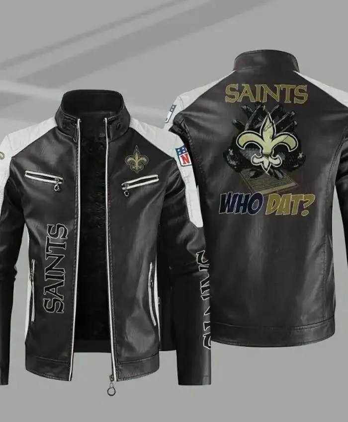 New Orleans Saints Leather Jacket